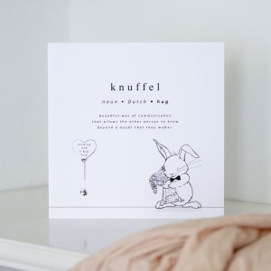 Studio Keutels Kaart Knuffel (15x15cm)